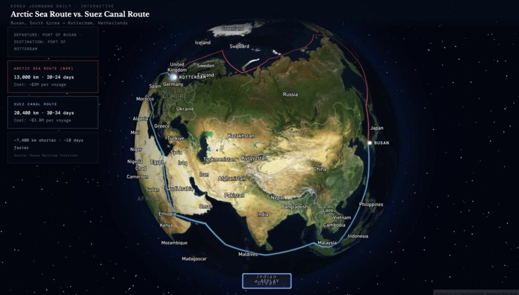 Beyond Hormuz: Korea launches Arctic shipping project as risks mount