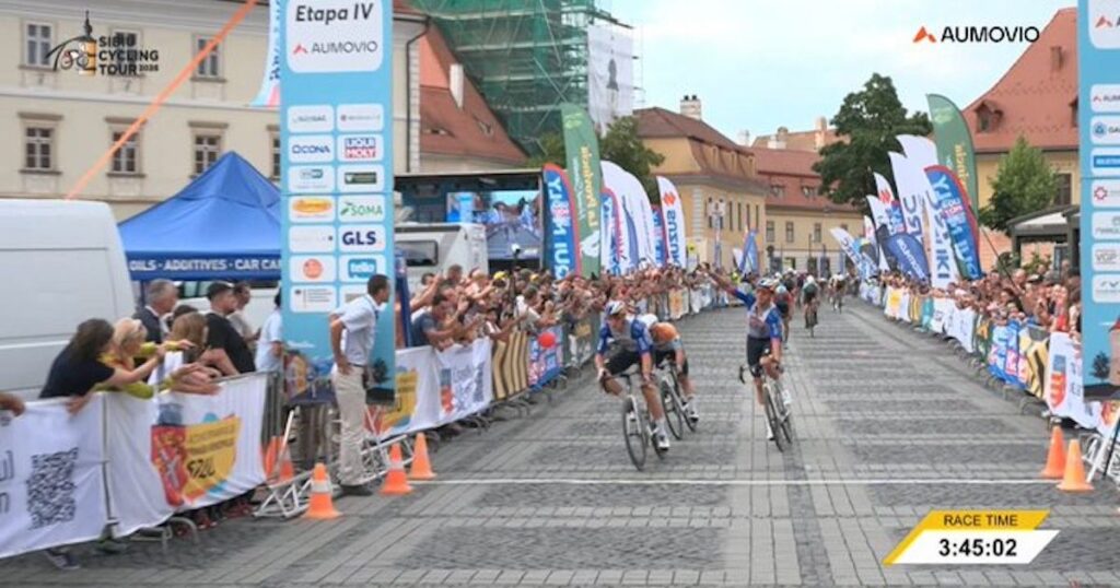 Celebration for Red Bull and Van Poppel in Romania