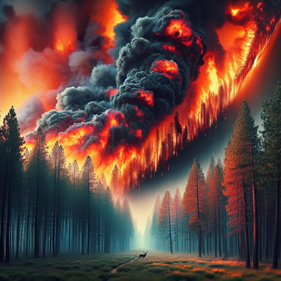 Blazing Skies: The Alarming Rise of Wildfires Across North America Blazing Skies: The Alarming Rise of Wildfires Across North America