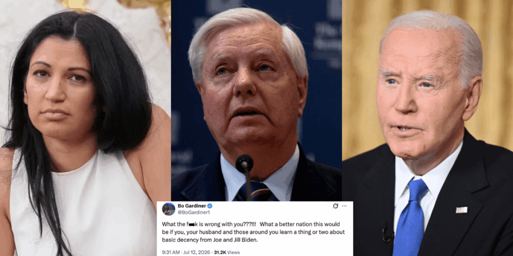 Katie Miller Dragged Online For Her Response To Joe Biden's Moving Tribute To Lindsey Graham