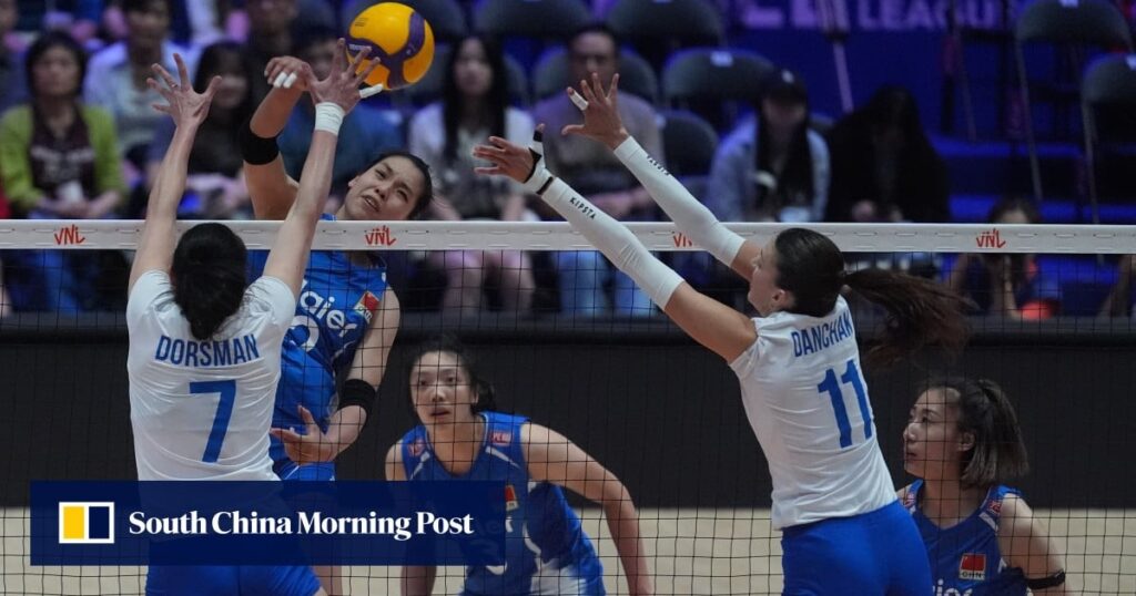 China’s women beat Ukraine in Hong Kong to snap losing streak at Volleyball Nations League