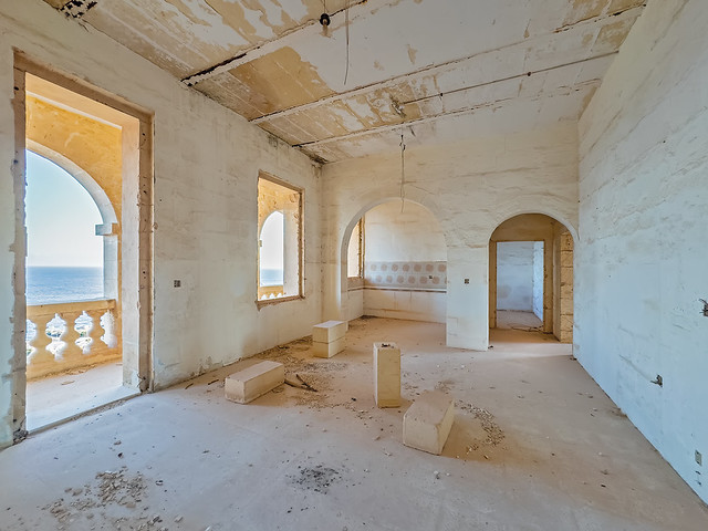 British Barracks at Fort Chambray, Gozo, Malta
