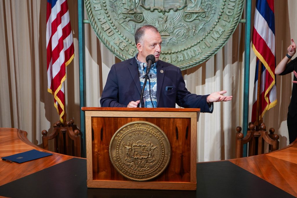 Gov. Josh Green signs legislation to address accountability, preserve natural environment : Kauai Now