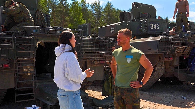 How a NATO essay contest won a Lithuanian schoolgirl a ride in a Bundeswehr tank How a NATO essay contest won a Lithuanian schoolgirl a ride in a Bundeswehr tank