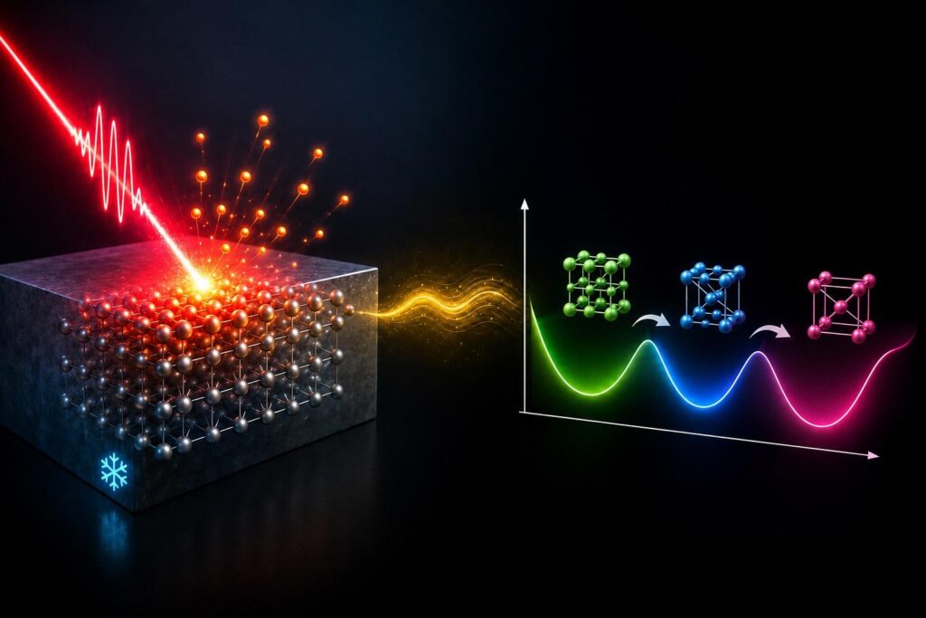 New research shows how ‘hot electrons’ can reshape metals in billionths of a second