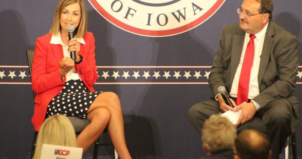 Iowa Republican Party hosts fundraiser, honors Kim Reynolds | Political News Coverage Iowa Republican Party hosts fundraiser, honors Kim Reynolds | Political News Coverage
