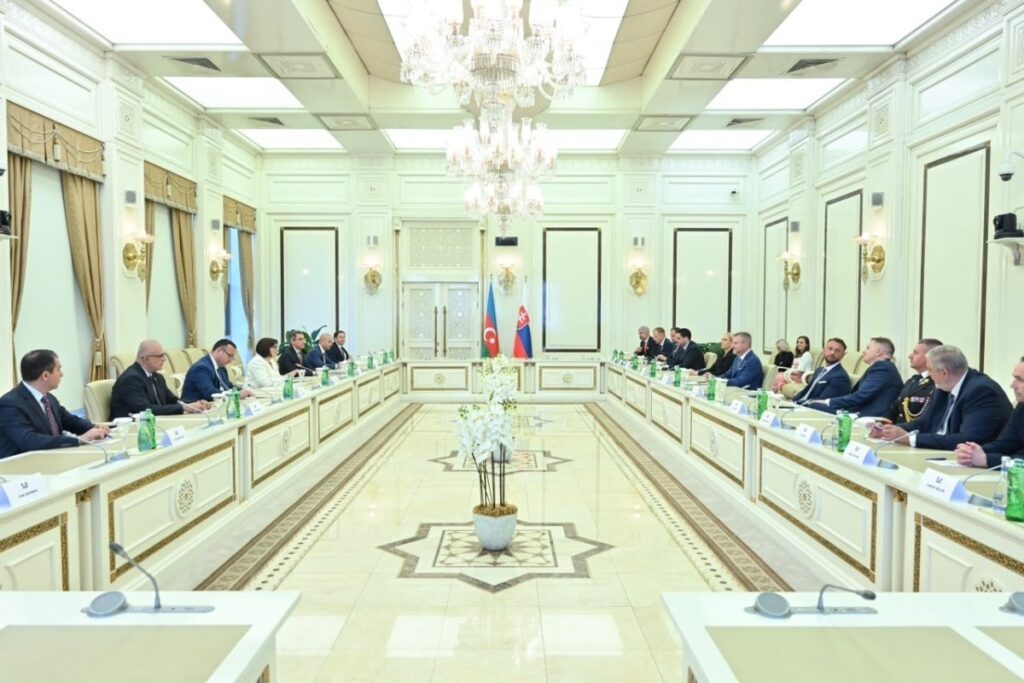 Speaker of Azerbaijan’s Parliament meets with Slovak President Speaker of Azerbaijan's Parliament meets with Slovak President