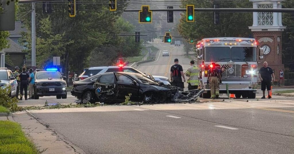One arrested, parking lot damaged after crash in Poland | Poland News One arrested, parking lot damaged after crash in Poland | Poland News