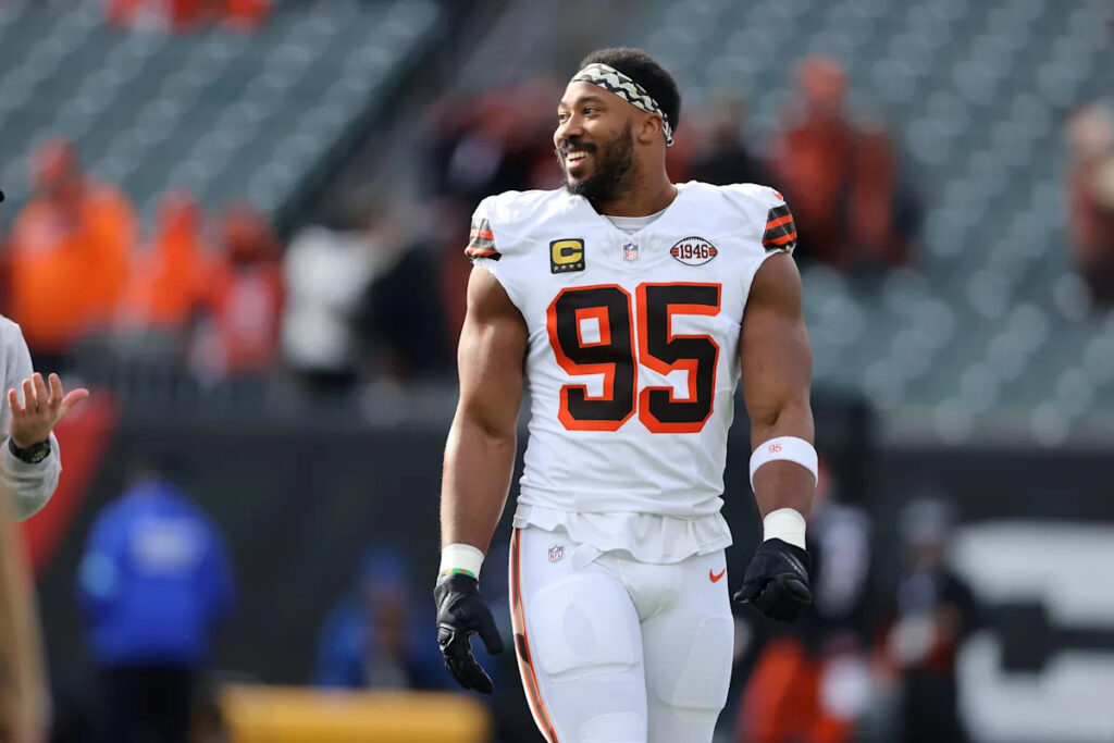 Look: Myles Garrett training with Texans star Will Anderson Jr. Look: Myles Garrett training with Texans star Will Anderson Jr.