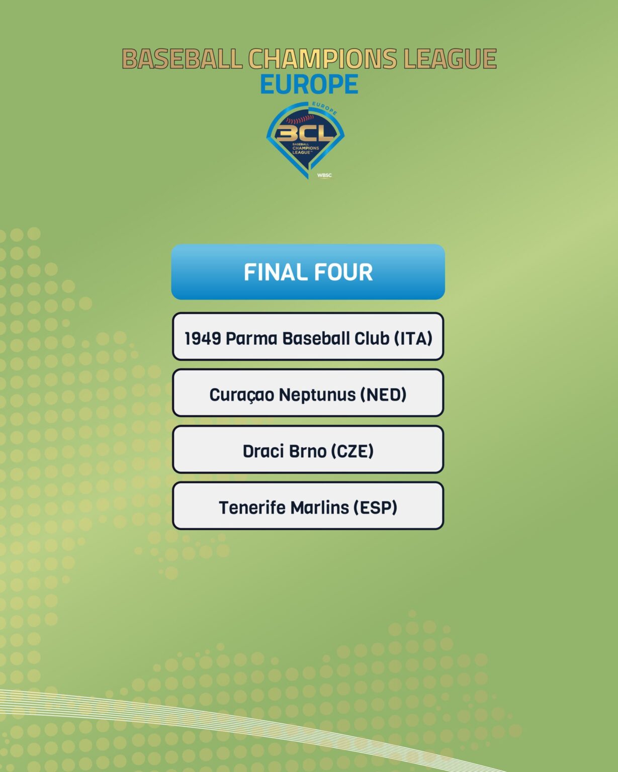Baseball Champions League Europe Final Four Venue Announced Baseball Champions League Europe Final Four Venue Announced