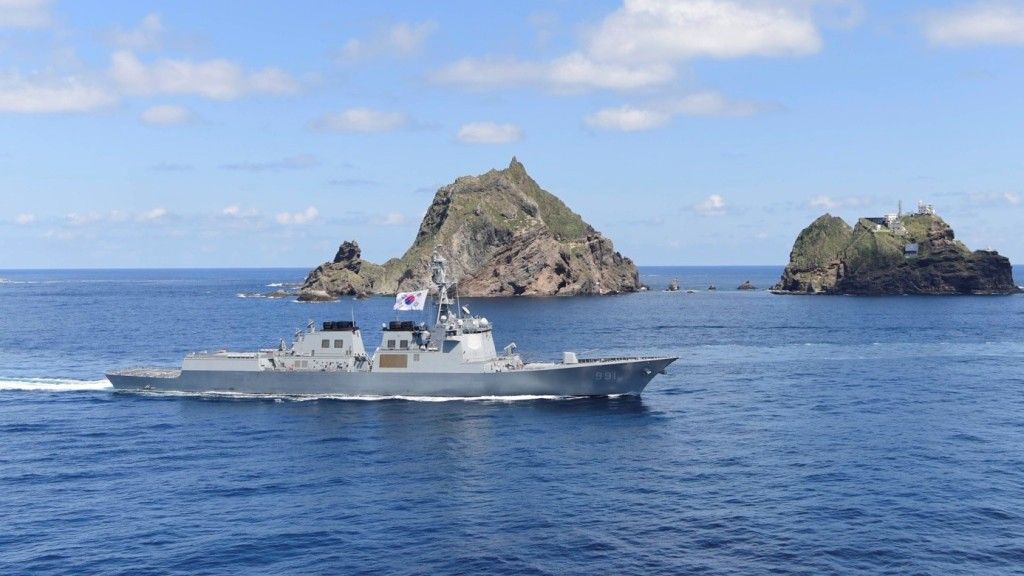 Exercises near the Korean border