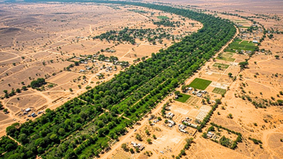 After the Great Wall of China, Africa is building an 8,000-km 'Wall of Trees' to fight climate change, restore land and feed millions