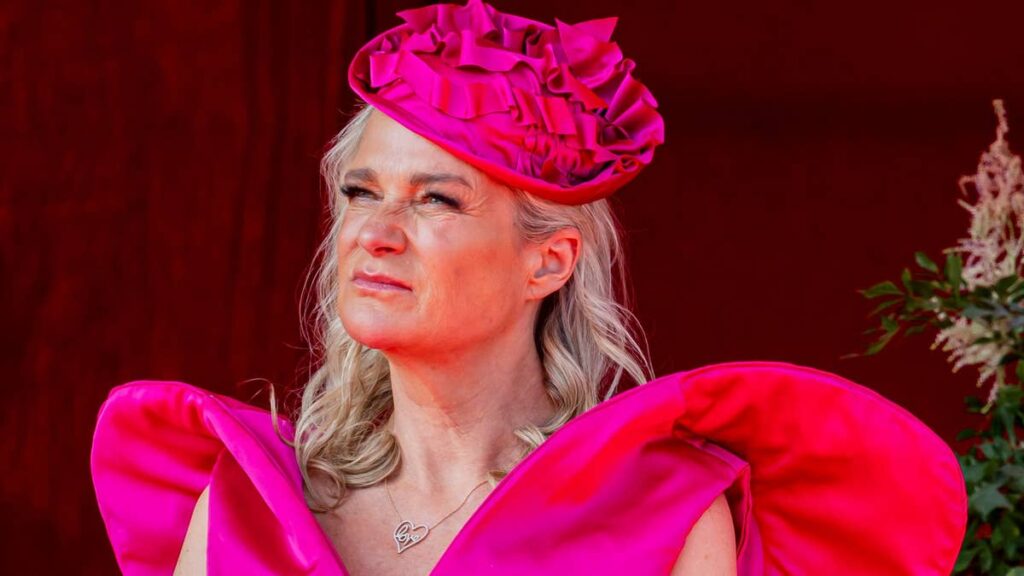 Princess Delphine of Belgium hits back at 'inappropriate' dress claims as she denies 'stealing the spotlight' from royals on National Day