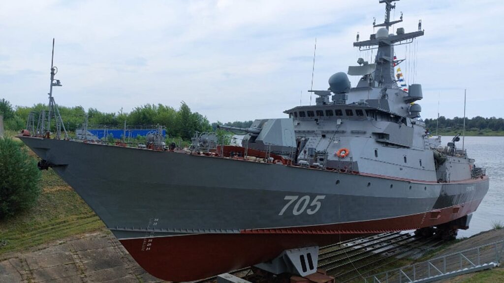Ukraine reports successful strike on Russian warship in Caspian Sea Ukraine reports successful strike on Russian warship in Caspian Sea