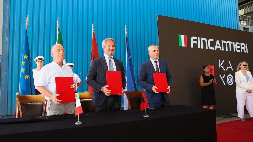 New naval construction training partnership launched in Albania