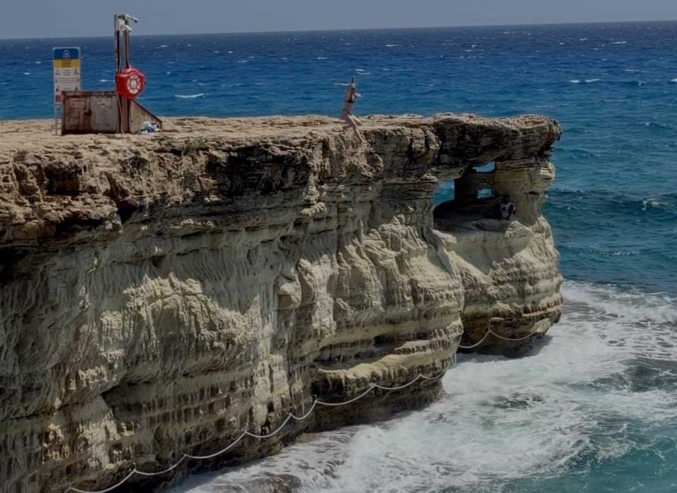 Despite a fence at Cape Greco, people just keep jumping cover Despite a fence at Cape Greco, people just keep jumping