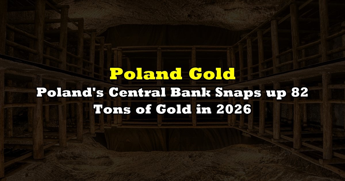 Poland's Central Bank Snaps up 82 Tons of Gold in 2026 - Bytes Europe