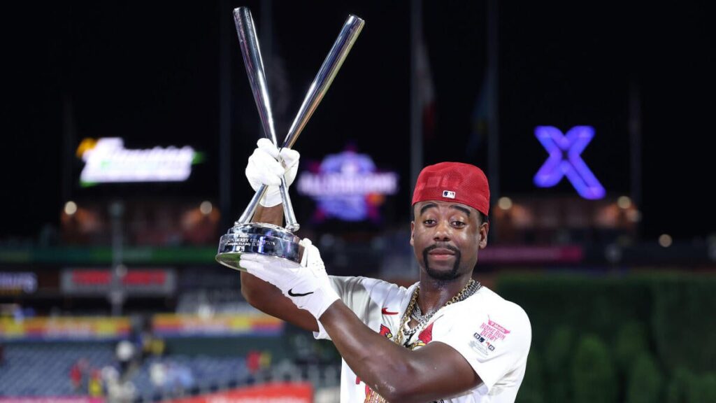 Jordan Walker edges Kyle Schwarber in MLB Home Run Derby Jordan Walker edges Kyle Schwarber in MLB Home Run Derby