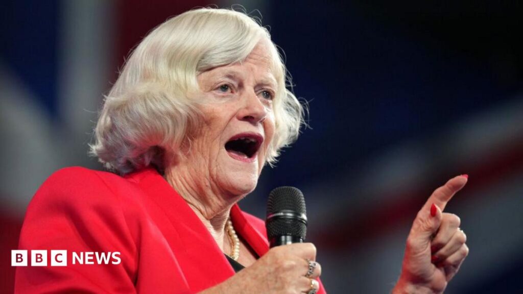 Former Tory minister Ann Widdecombe dies at 78