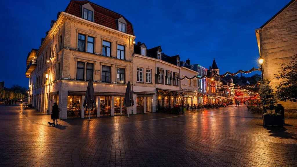 Valkenburg Netherlands Soft Lights and Old Town Charm