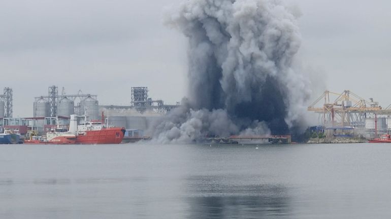 A marine drone self-detonated in Romania’s Black Sea port of Constanta near an oil terminal in June