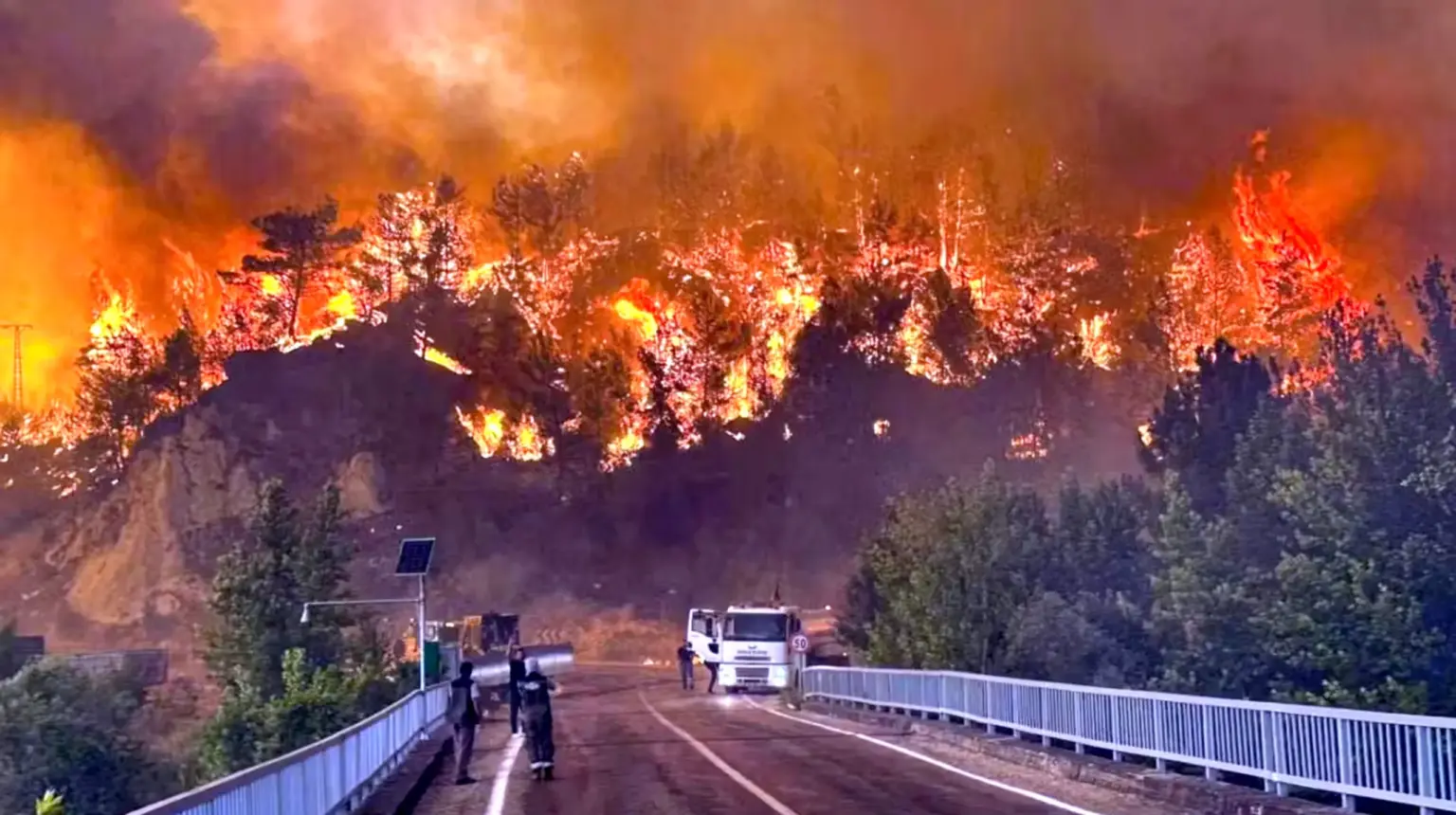 A wave of violent fires is hitting Italy, and civil defense is intensifying its efforts to contain the flames A wave of violent fires is hitting Italy, and civil defense is intensifying its efforts to contain the flames