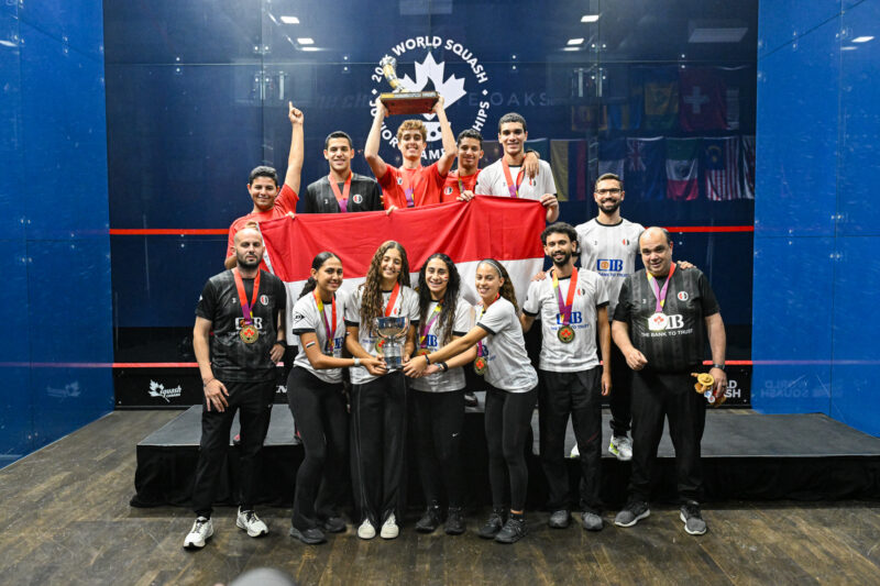 Egypt retain World Squash Junior Team Championship titles 
