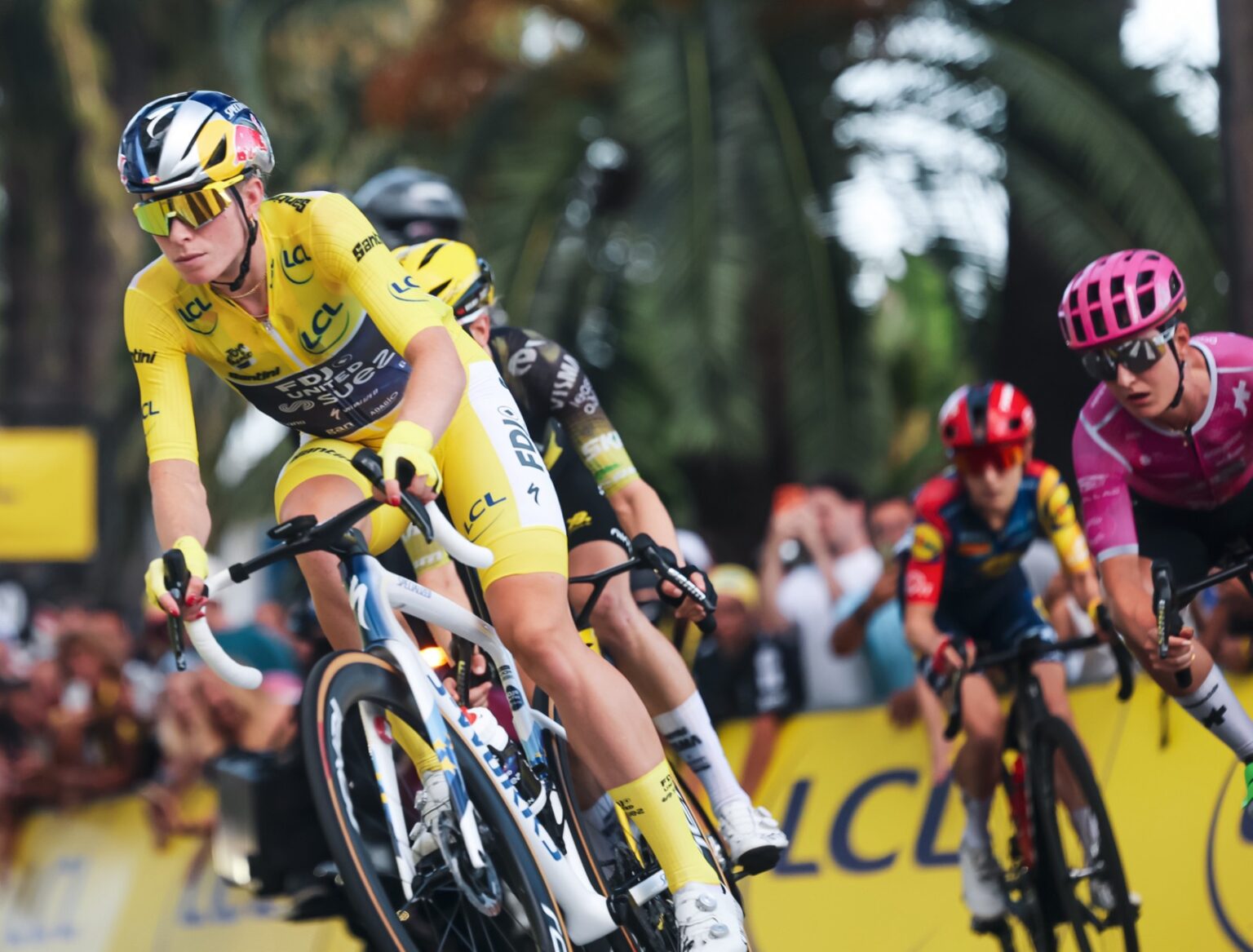2026 Tour de France Femmes Stage 9: Vollering Reigns Supreme – Cycling West 09/08/2026 - Tour de France Femmes avec Zwift 2026 - Étape 9 - Nice / Nice (99,9 km) - Demi VOLLERING (FDJ UNITED-SUEZ) - Photo: Aurélien Vialatte/ASO