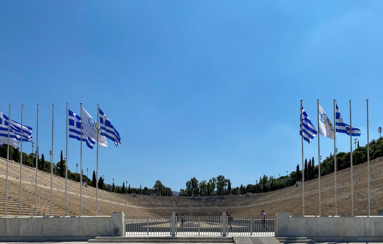  Panathenaic Stadium in Athens is undergoing its first systematic marble cleaning in more than 120 years. The delicate conservation work aims to restore the shine of Pentelic marble without damaging the historic structure.