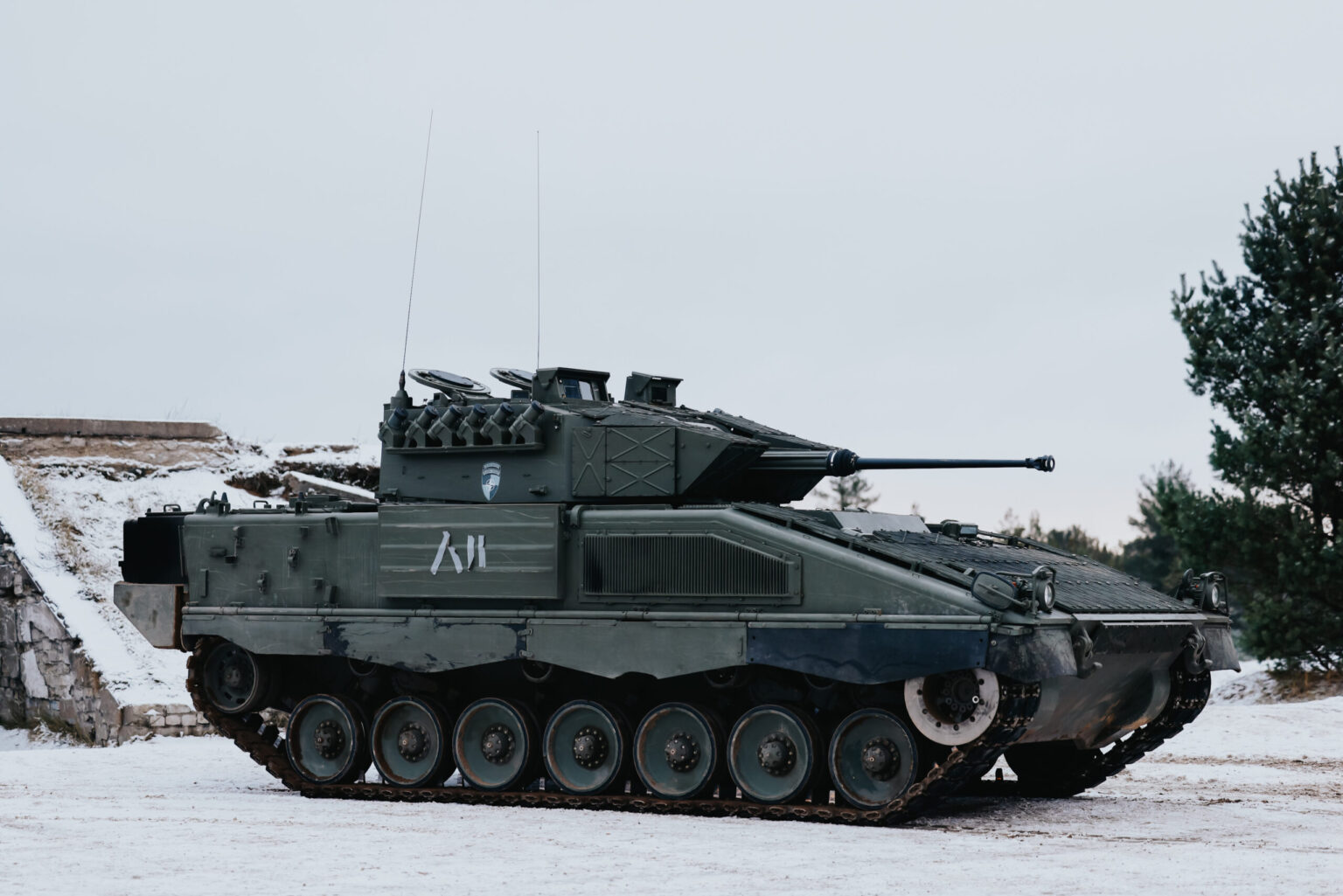 Latvia Unveils First Hunter Infantry Fighting Vehicle Hunter infantry fighting vehicle