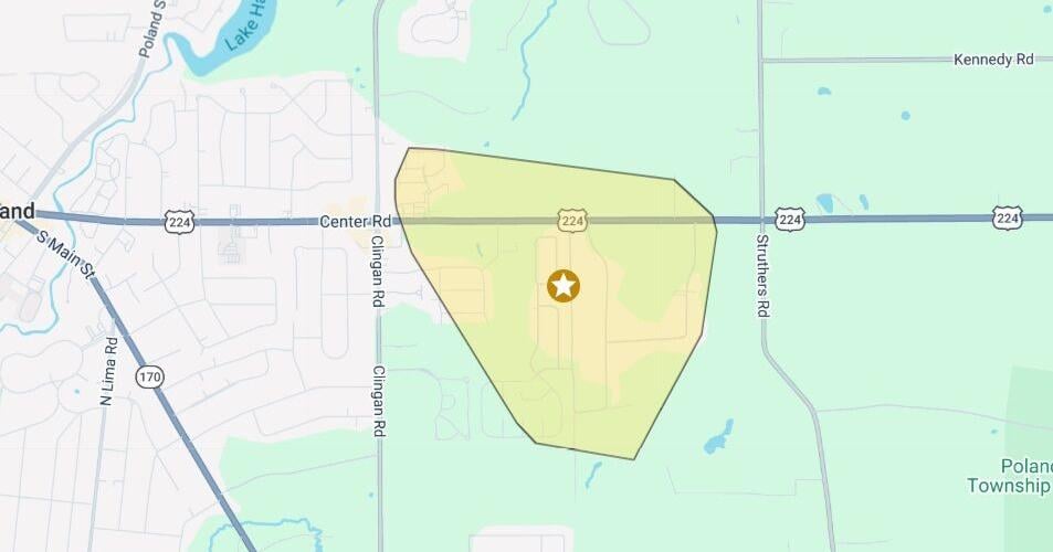 Stretch of Route 224 in Poland reopens following downed power line | Poland News