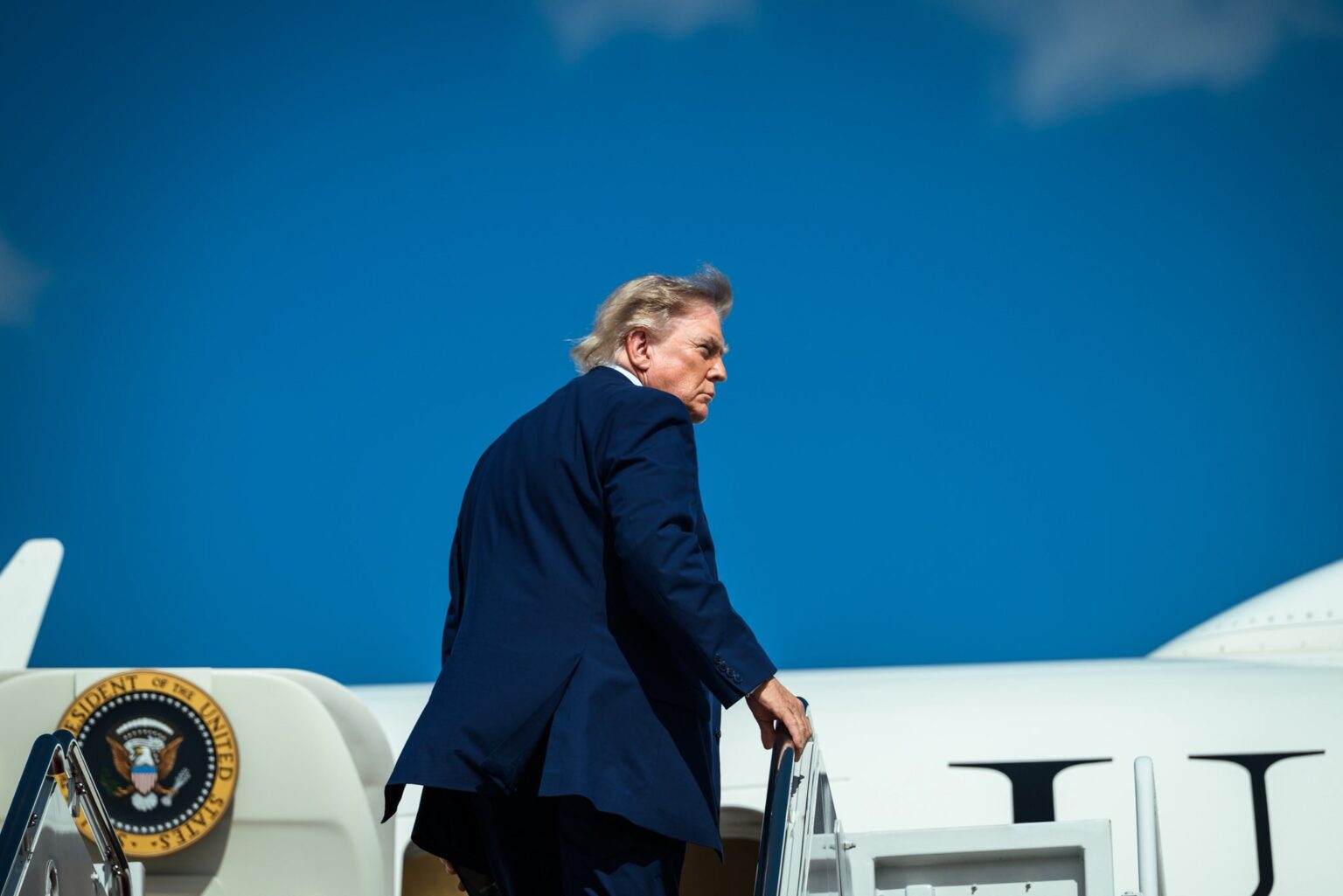Donald Trump switched planes after Iranian threat during NATO trip: Senior US official Air Force One Donald Trump