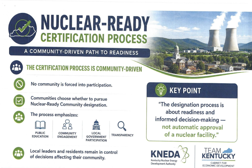 Public meeting to explain Nuclear Ready process Public meeting to explain Nuclear Ready process