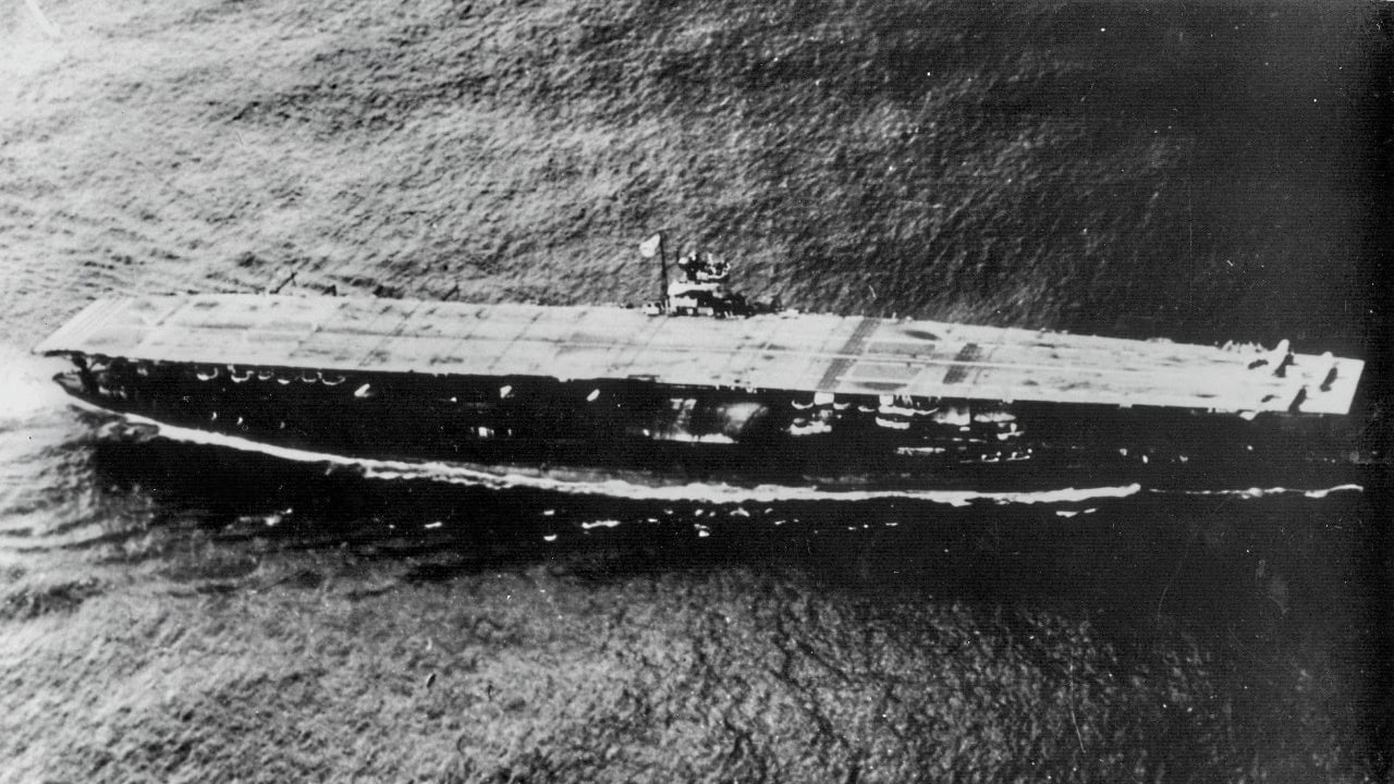 Shinano Aircraft Carrier from Japan.