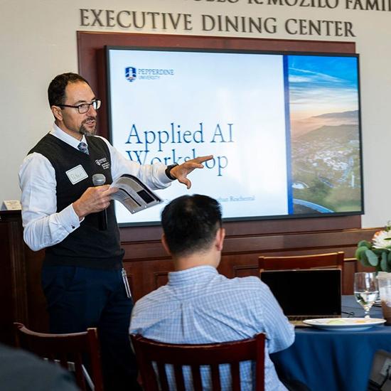 Davenport Institute at Pepperdine University Hosts AI Skills Training for Local Government Leaders | Newsroom AI workshop