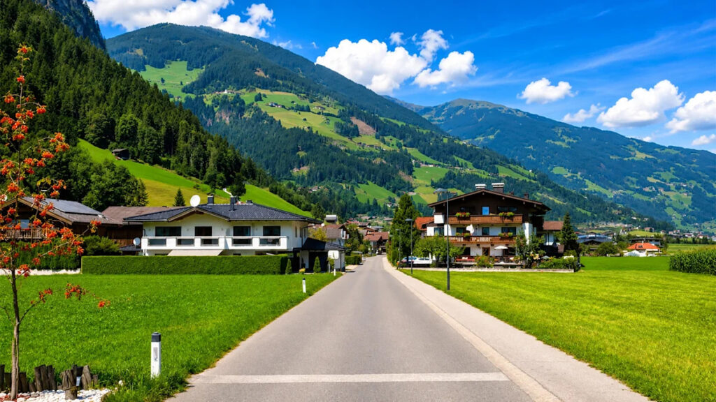 Zillertal Valley Austria Mountain Driving Tour Zillertal Valley Austria Mountain Driving Tour