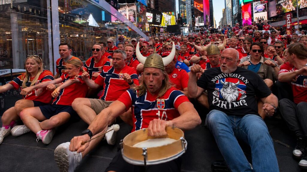 Norway’s Viking Row took over the World Cup — here’s how the viral fan tradition began Norway's Viking Row took over the World Cup — here's how the viral fan tradition began