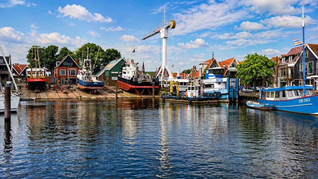Urk Netherlands Beautiful Fishing Harbor Walk 8K Urk Netherlands Beautiful Fishing Harbor Walk 8K