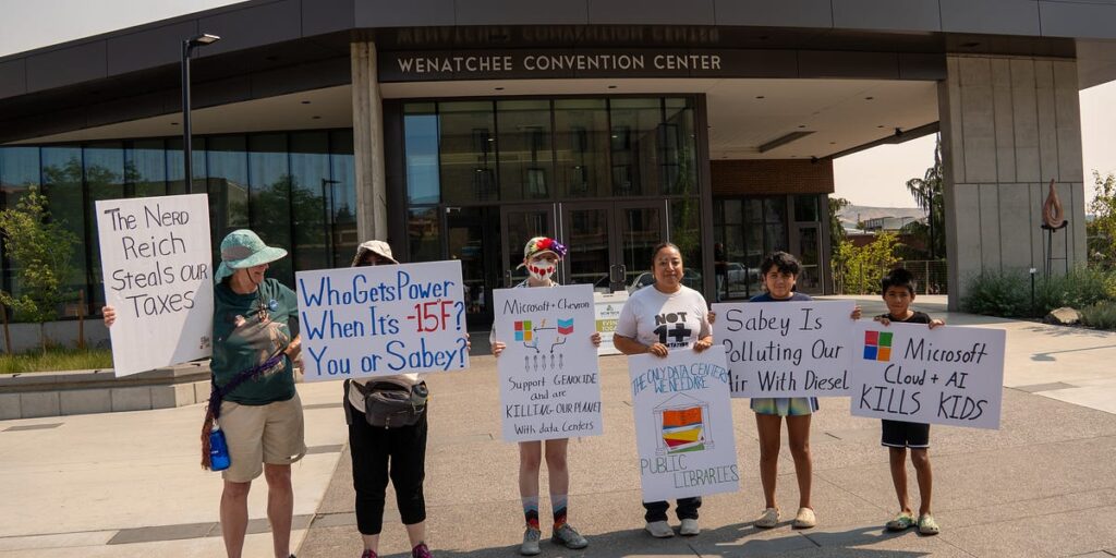 NCW Tech Alliance Artificial Intelligence Expo Draws Protestors NCW Tech Alliance Artificial Intelligence Expo Draws Protestors