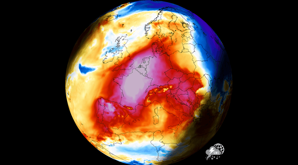 Fifth Heat Dome Expands Across Europe: 40°C+ Highs Target Western and Central Europe Fifth Heat Dome Expands Across Europe: 40°C+ Highs Target Western and Central Europe