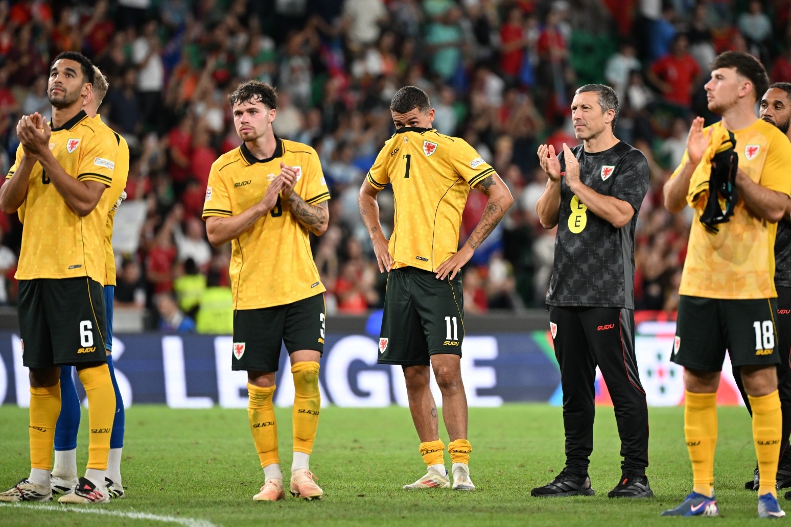 Craig Bellamy proud of Wales’ ‘big-hearted’ performance in defeat to Portugal 