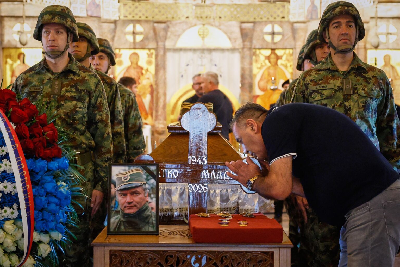 Body of war criminal Mladic lies in state in Serbian capital ahead of funeral Body of war criminal Mladic lies in state in Serbian capital ahead of funeral