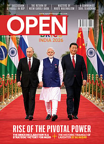 open magazine cover open magazine cover