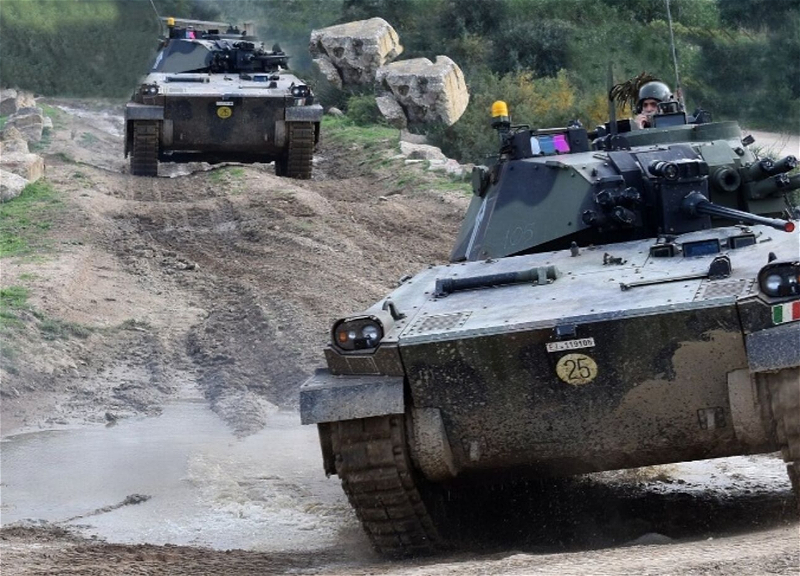 At NATO exercises, one Italian armored vehicle fired on another: four servicemen wounded