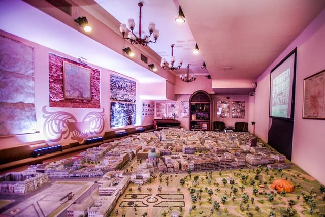 A model of pre-war Warsaw at the Teatr Kamienica in Warsaw