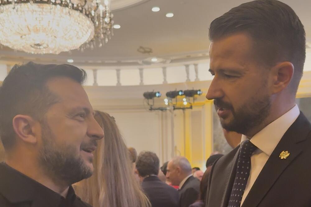 Zelenski and Milatović, Photo: Public Relations Office of the President of Montenegro