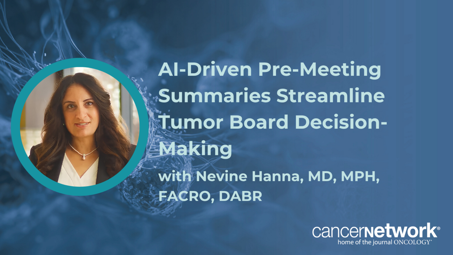 AI-Driven Pre-Meeting Summaries Streamline Tumor Board Decision-Making Namodenoson Achieves Promising Survival in Advanced HCC: © PIC4U - stock.adobe.com