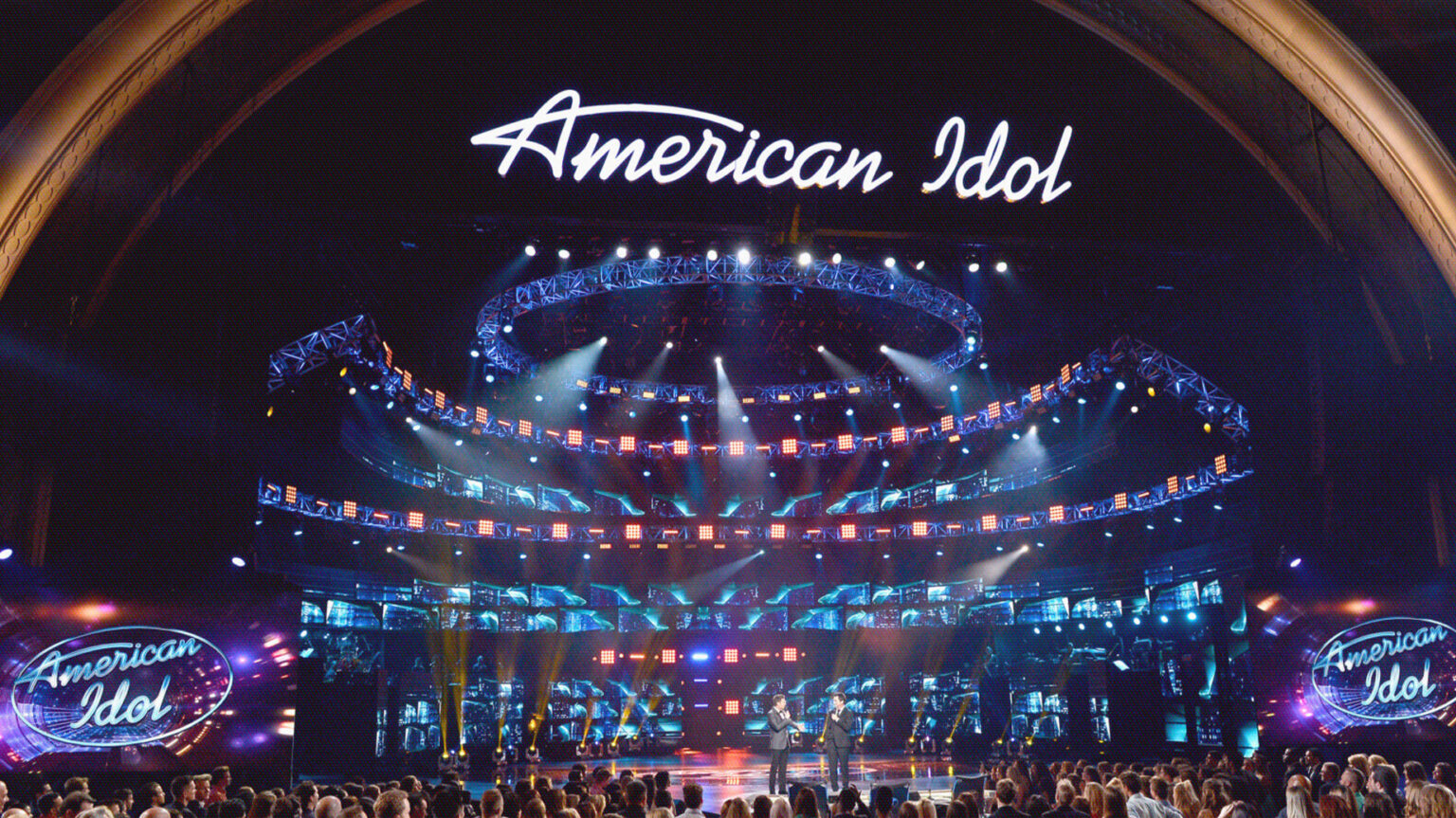 American Idol Alum’s Mistress Testifies He Said ‘Kill Her’ Kaunas, Lithuania - 2023 May 24: American Idol on TV screen. High quality photo