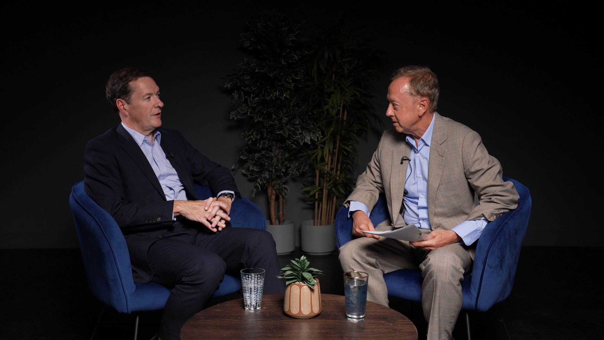 George Osborne tells Geordie Greig the UK must rejoin the customs union