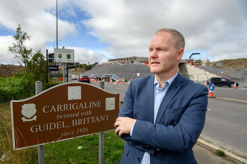 Fianna Fáil TD Séamus McGrath hopes the completion of the N28 upgrade will ease traffic problems. Photograph: Daragh Mc Sweeney/Provision